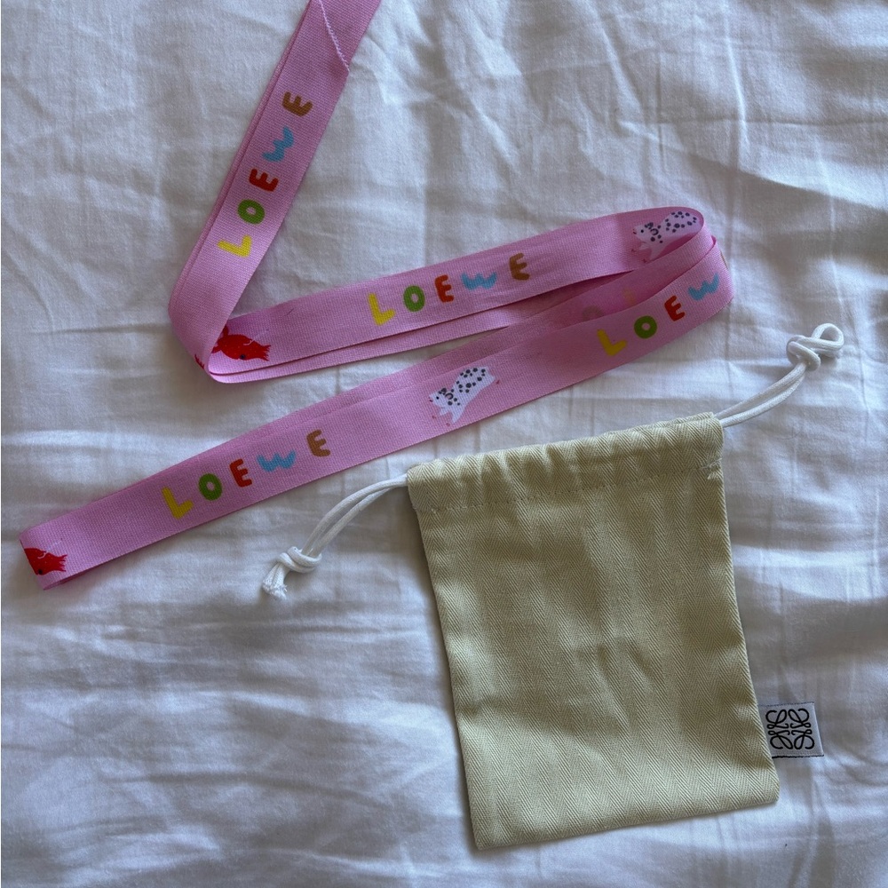 Loewe Drawstring Pouch & Suna Fujita Ribbon